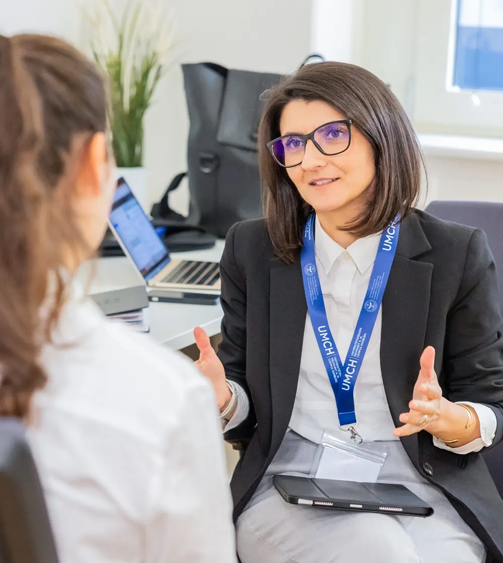 Kostenfreies Counseling: Nutzen Sie unsere Karriereberatung und Coaching-Sessions direkt am UMFST-UMCH-Campus.