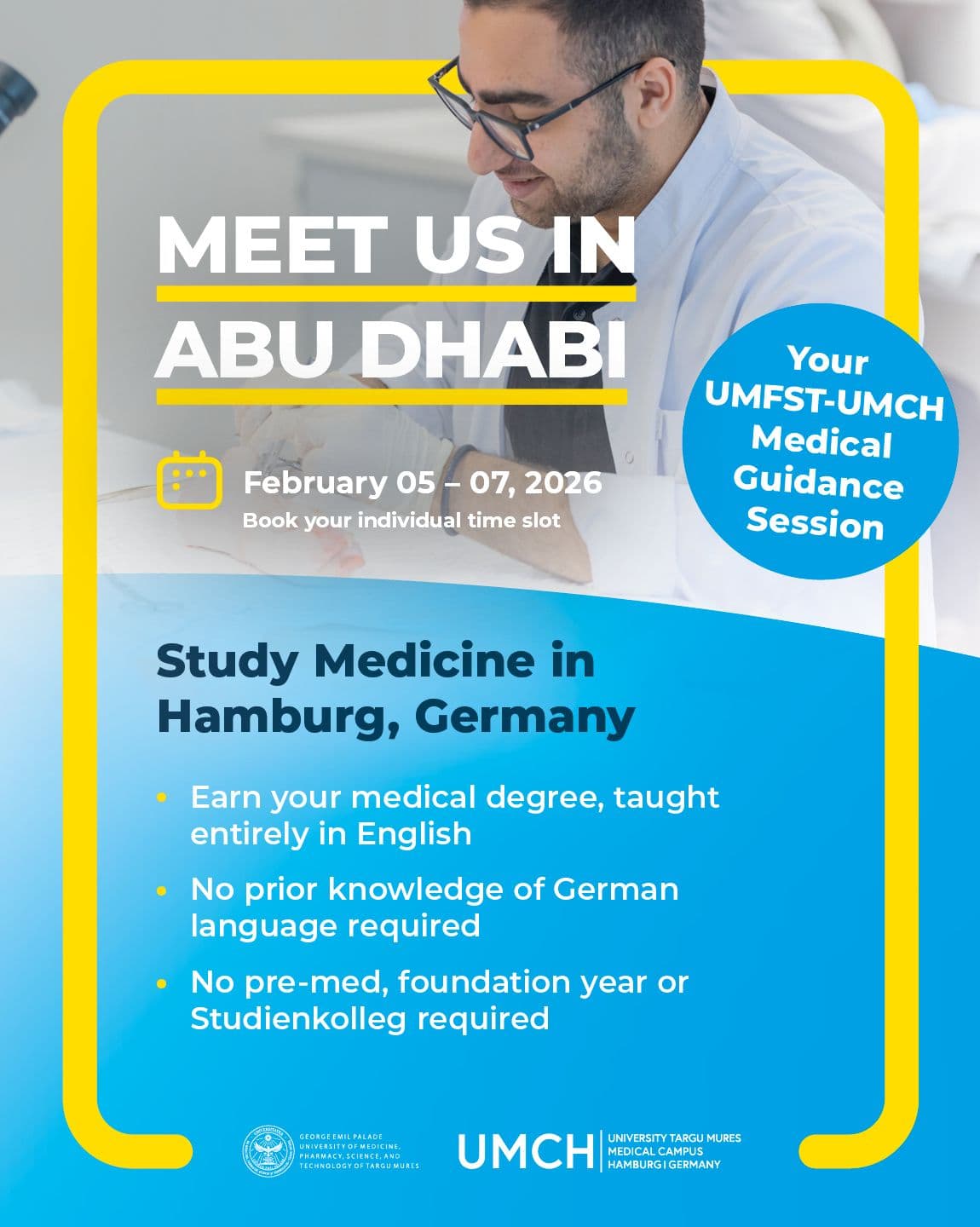 Meet us in Abu Dhabi