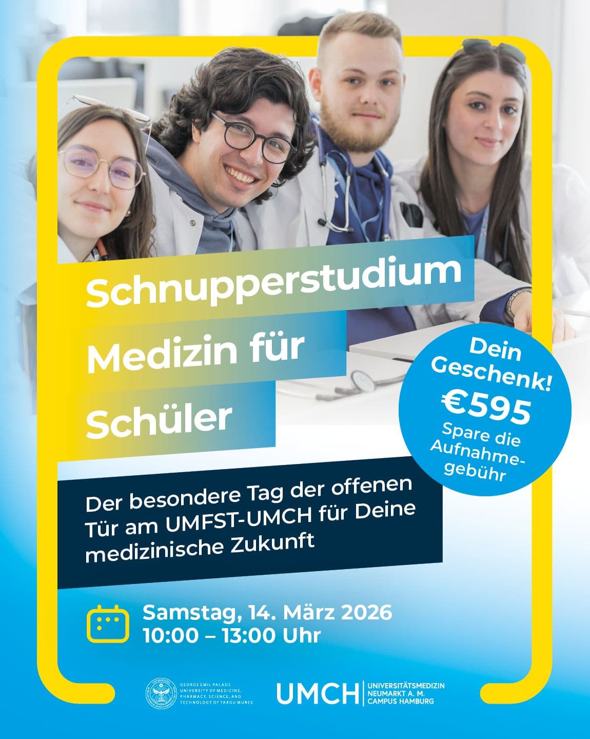 Schnupperstudium Medizin für Schüler