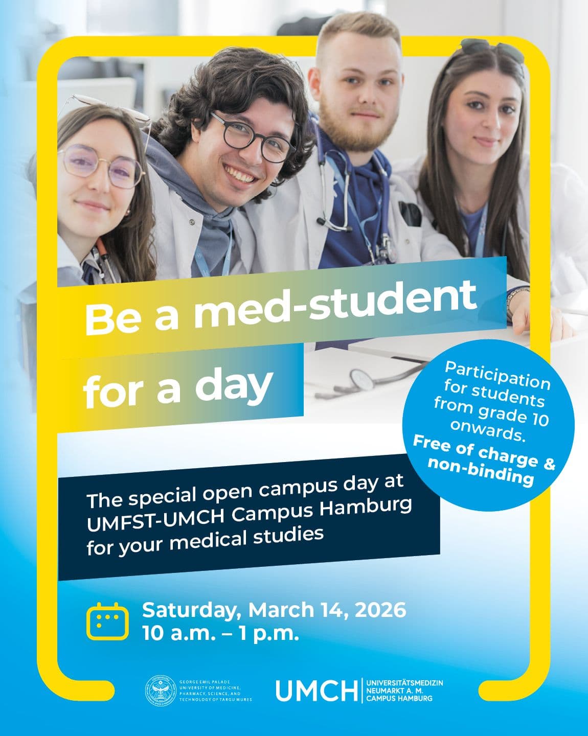 Be a med student for a day
