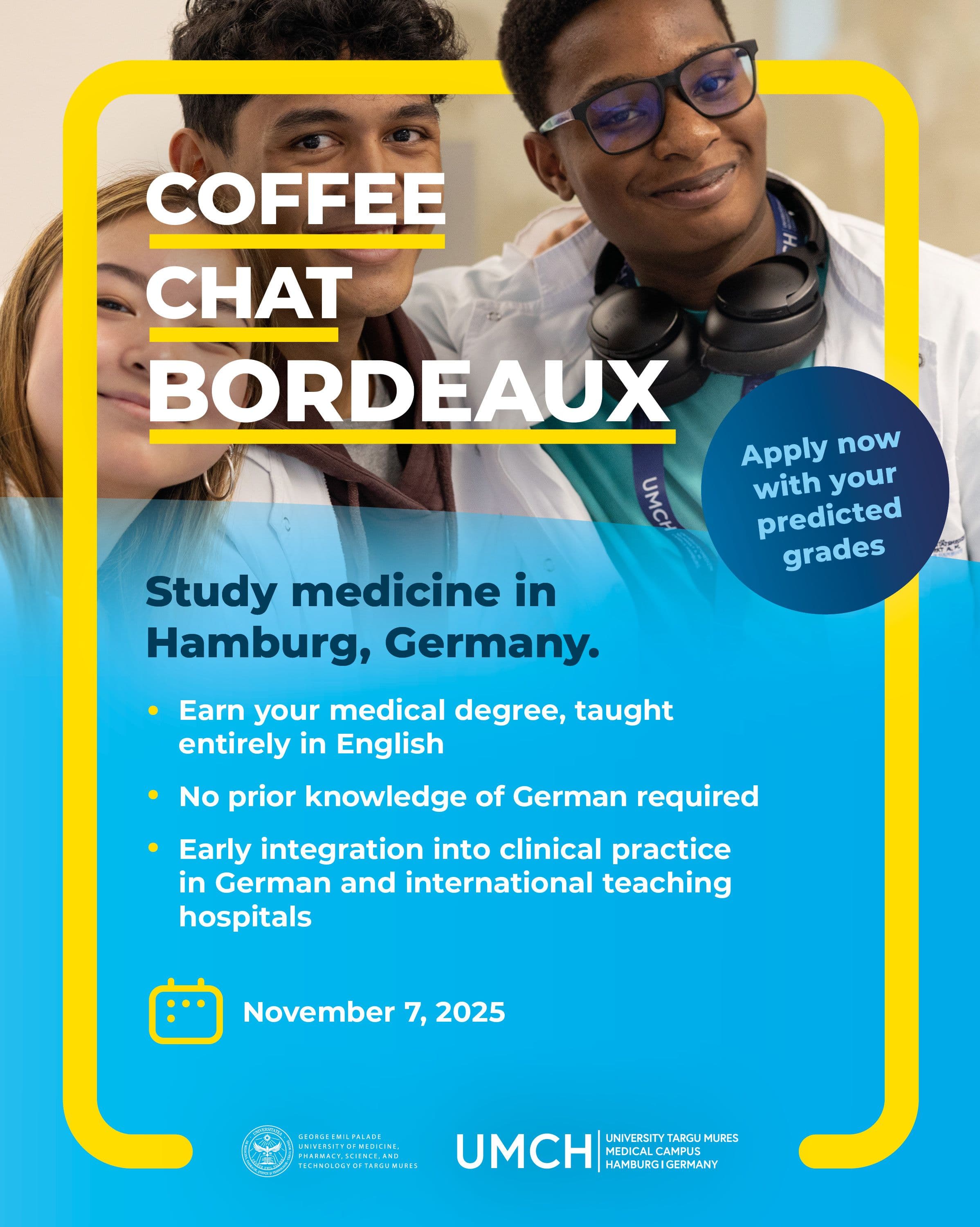 Coffee Chat in Bordeaux, Frankreich