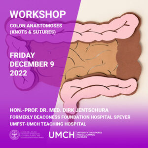 Workshop "Colon Anastomoses" mit Hon.-Prof. Dr. med. Dirk Jentschura