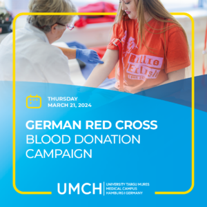 Blood Donation Campaign at the UMFST-UMCH Campus (German Red Cross)