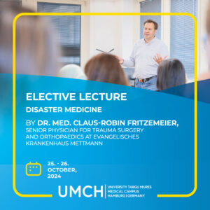 Elective Lecture with Dr. med. Claus-Robin Fritzemeyer