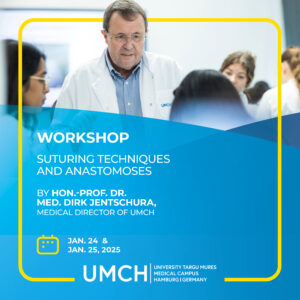 Workshop "Suturing Techniques and Anastomoses" mit Hon. Prof. Dr. med. Dirk Jentschura